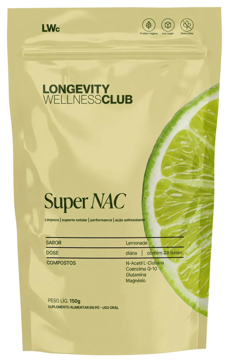 Pouch de Super NAC — Longevity Wellness Club